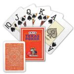 Modiano Poker Cards Plastic Playing Cards, Orange, 14 Years and Above, 52 Pc in 1 Pack