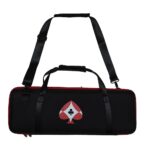 Polyester Empty Heavy Duty Luxury Carrying Case for 500 Casino Chips Set (Black)