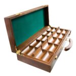 Premium Casino Quality Luxury Wooden 500 Poker Empty Chip Case