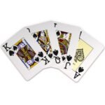 Modiano Texas Poker Hold’em 100_ Plastic Playing Cards, Jumbo Index, Poker Wide Size