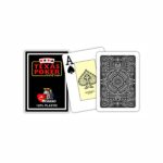 Modiano Premium Quality Poker Playing Cards Texas Poker Jumbo – Black