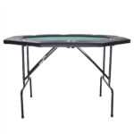 Poker Stuff India Octagon Foldable Cards Table (Green)