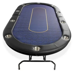 poker stuff india poker table with rubber mat (black)